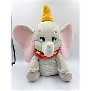 Disney Store Plush Stuff Circus Elephant‎ Animal 15" Dumbo